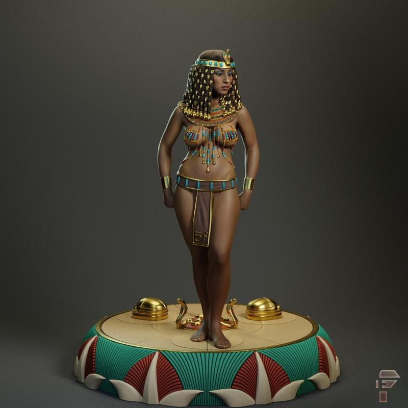 Egyptian Dancer: Earth Pose