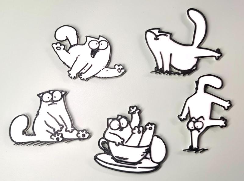 Simon’s Cat fridge magnets V3 