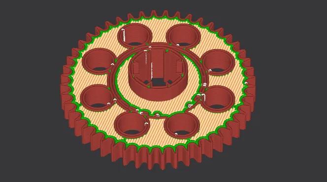 RC car FUNTEK DT4 gear wheel - FTK-MT4-02/FTK-MT4-11   