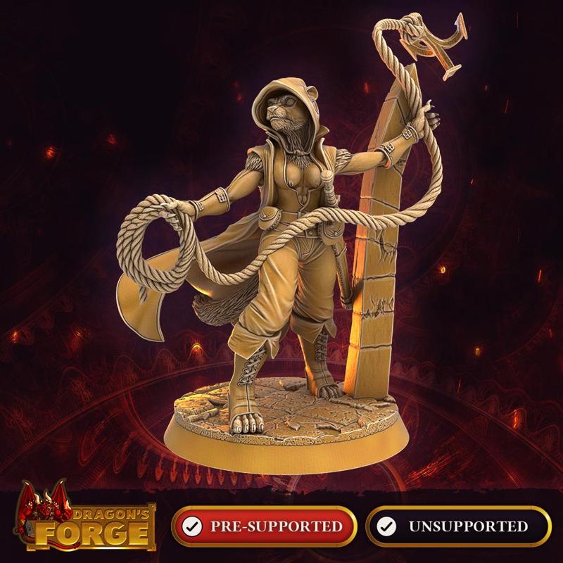 Katmandari Female Thief of the Arachnus Cowl 2