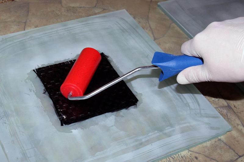 Hard Paint Brush Roller for Fiber Composites