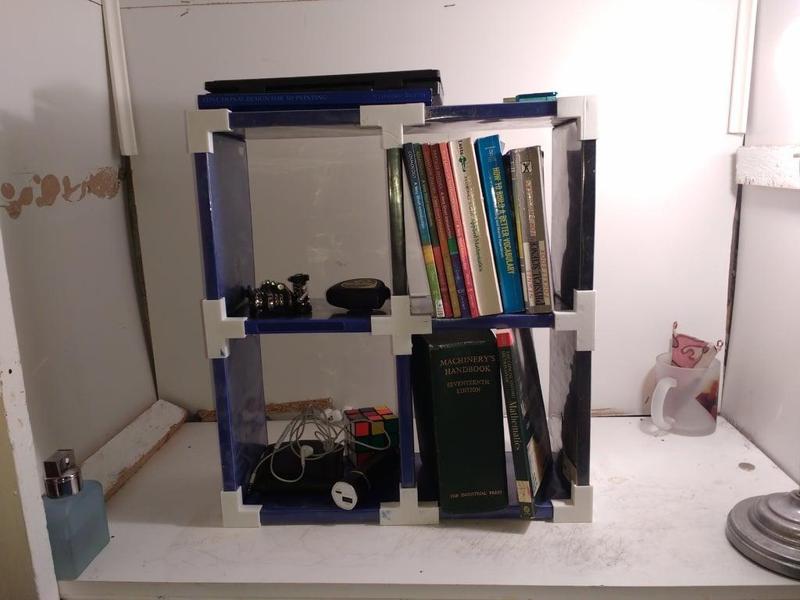 Recylced DVD Cases: Miscellaneous Items Shelf