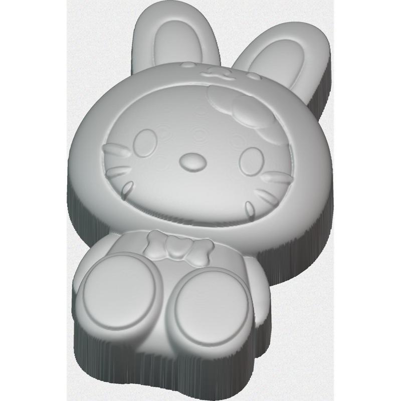 Hello Kitty Easter Bunny Mold Master Molds