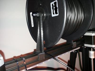 Spool Holder - Just "clip" to Extrution - Very Easy Mount