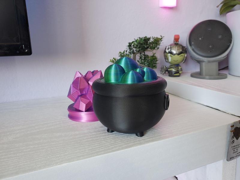 Bubbling/Crystal Cauldron Storage Container