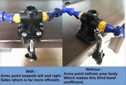 Third hand holder / Support pour troisième main.
