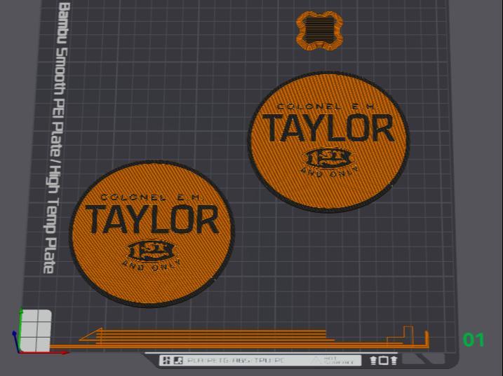 E.H. Taylor Whiskey Coaster