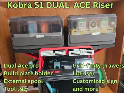 Kobra S1 Riser DUAL ACE PRO