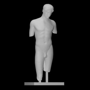 Marble statue of the so-called Stephanos Youth