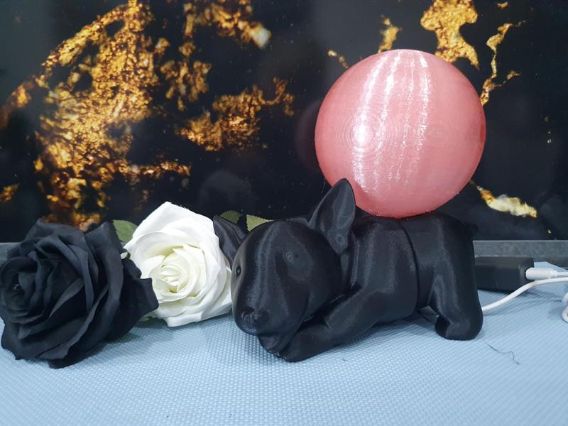 Bull Terrier LED Table Lamp