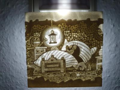 Der kleine Maulwurf / Krtek Nachtlicht Lithophane