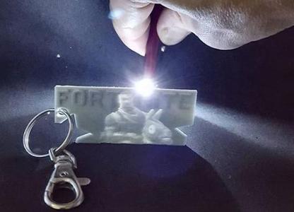 fortnite lithophane llama keychain