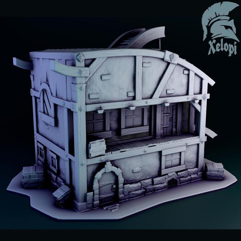 Stylized house