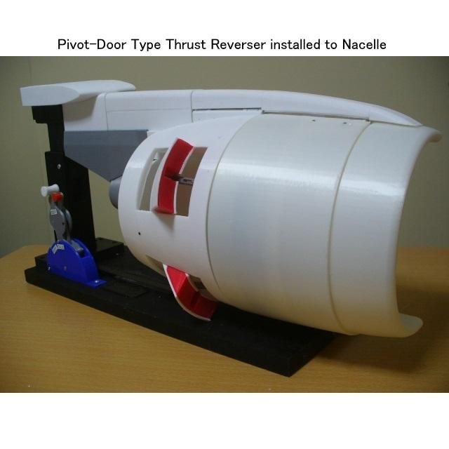 Thrust Reverser for Turbofan, Pivot Door Type
