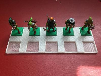 Plateau de mouvement de tirailleur