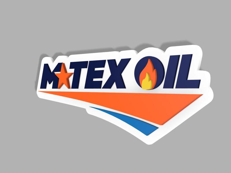 MTex Oil Landman 3D Sign