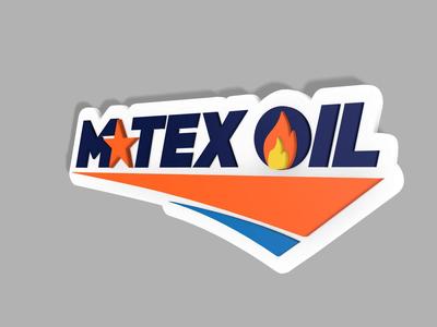 MTex Oil Landman 3D Sign