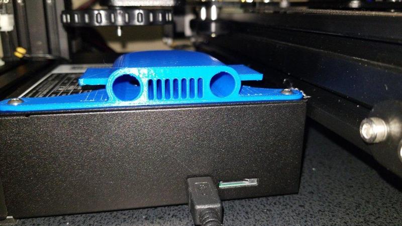 Ender 3 - Jeep JK Fan Cover 7 Slot with Fenders