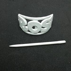 ROSI Personalized Oval Hair Stick Barrete 54x30mm