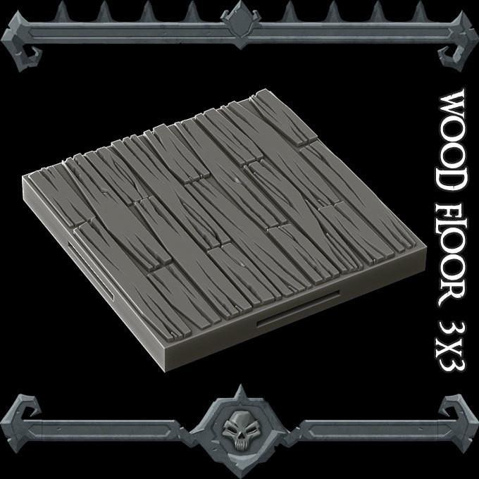 Gothic City: Wood Floor Sample