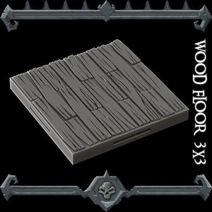 Gothic City: Wood Floor Sample