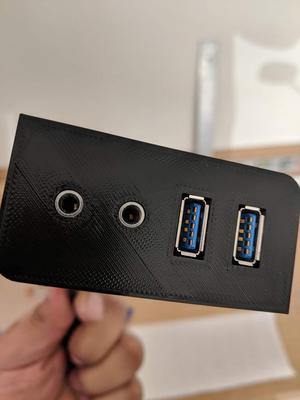 Front and back covers for Carbide Series 300R Front I/O panel.