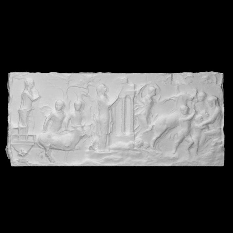 Funerary Relief with the story of Kleobis and Biton