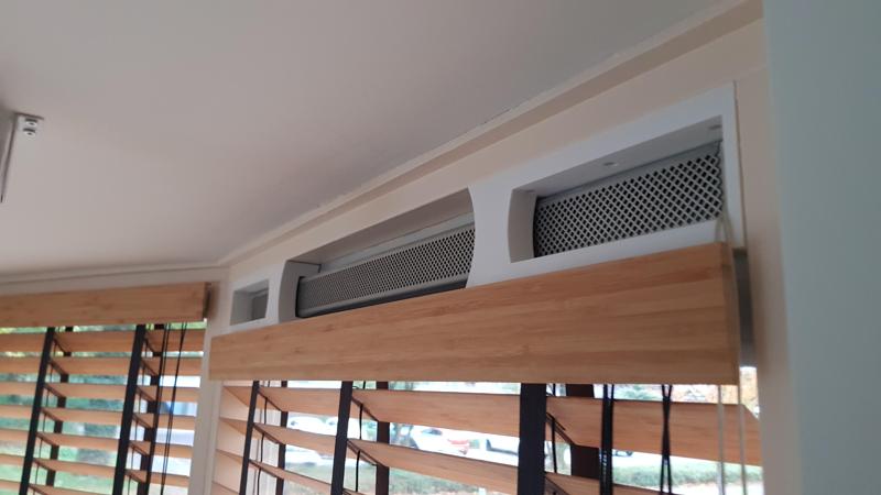 Blinds Frame for Window with air vents