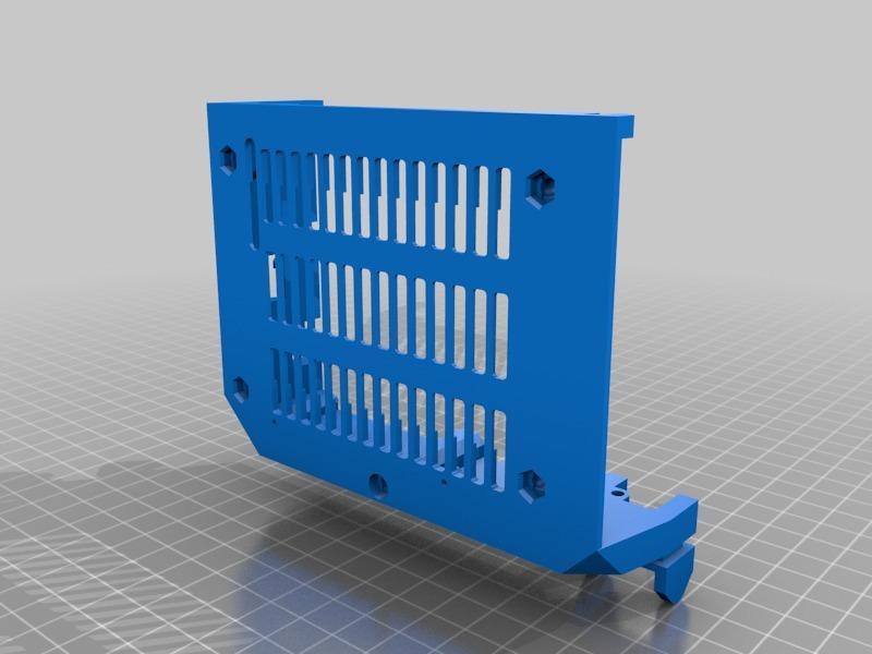 Prusa MK3 Einsy Mount with cable chain connections (all axis)
