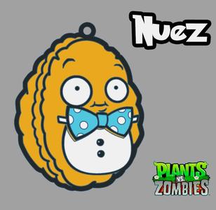 Pecan keychain. Plants vs zombies