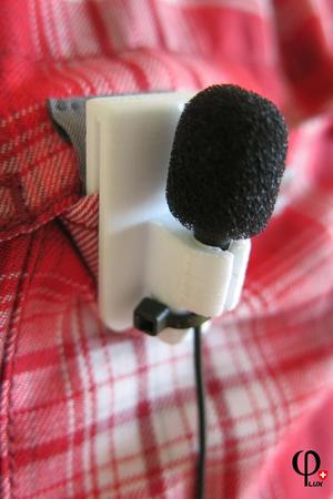 Lavalier Microfon Clip Holder Mount