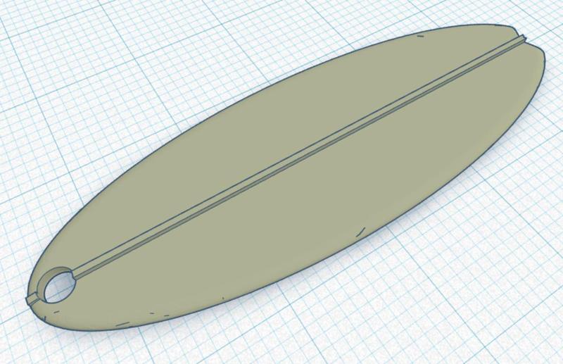 Key Chain/Keychain Surf Table Surf Table Linea/Line