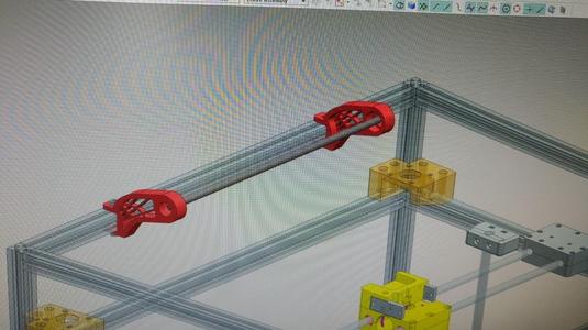 Cable Guide Legs for 3d printer Vulcanus Max