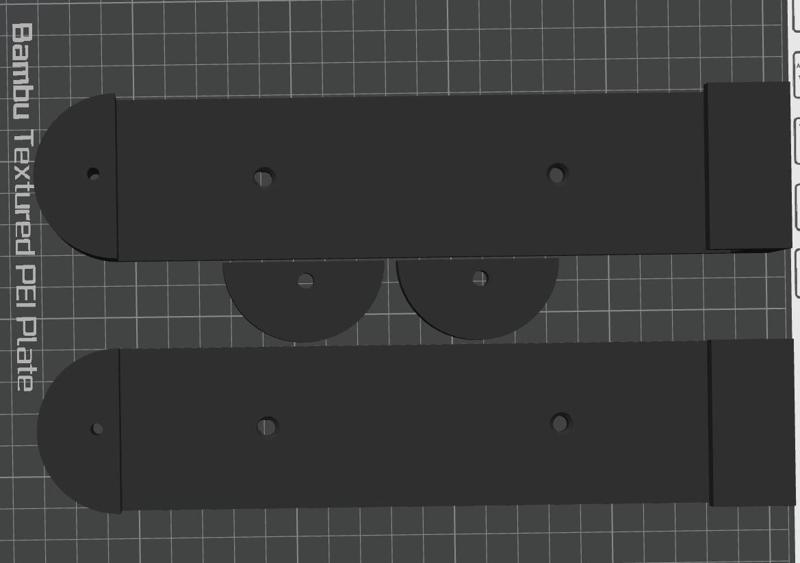 WEN Double Track Saw Track Holder 1" For End Caps