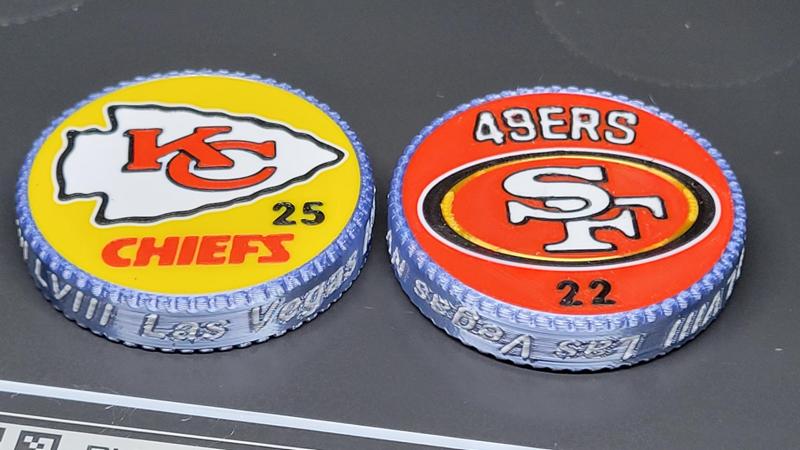 Final Score Embedded, Super Bowl LVIII Game Chip 