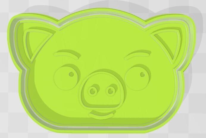 Cookie cutter chanchito HOGGIE plim plim