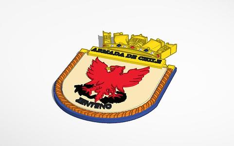 Ministro Zenteno Naval Coat of Arms - Armada de Chile