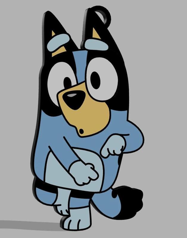 Bluey Keychain 