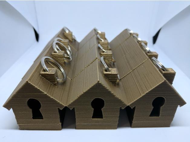 Light Up House Keyring