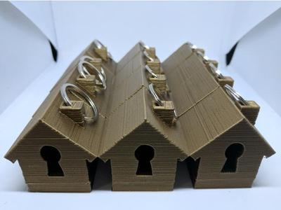 Light Up House Keyring