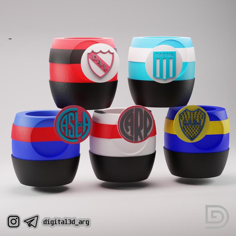 MATES PACK 5 GREAT ARGENTINE SOCCER