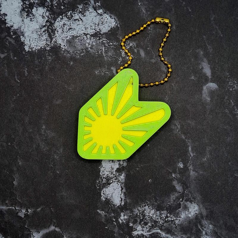 Rising Sun Wakaba Keychain (Style 2) - JCreateNZ