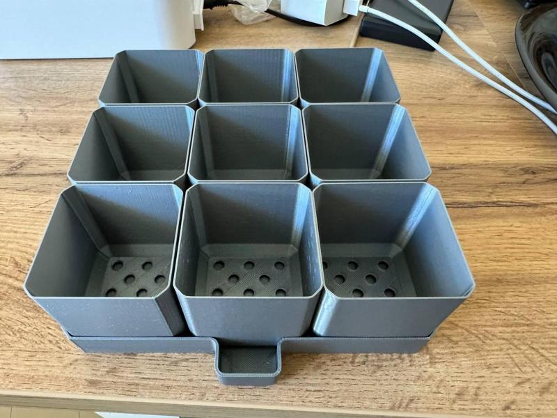 system with automatic watering 3х3