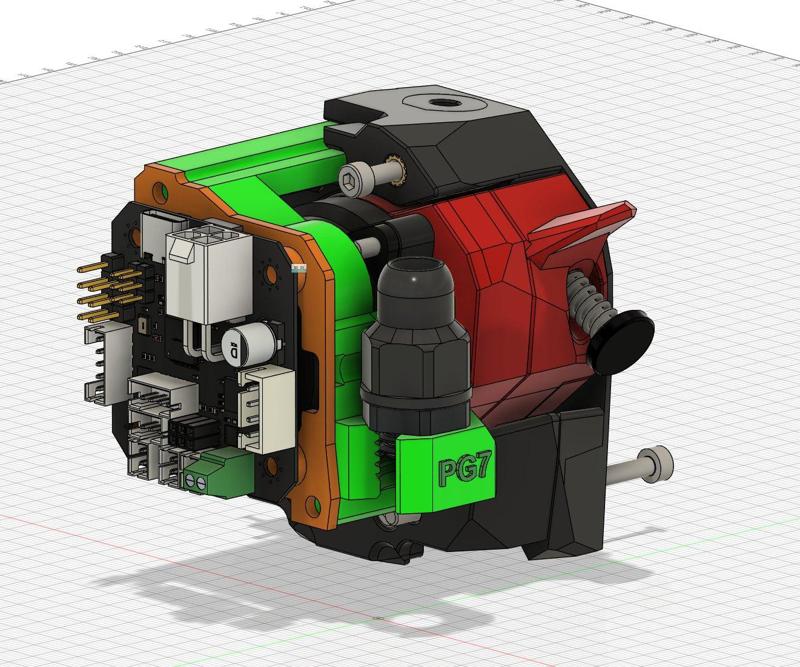 EBB42 / xxx42 CAN Bus Board Mount for Galileo 2 Extruder