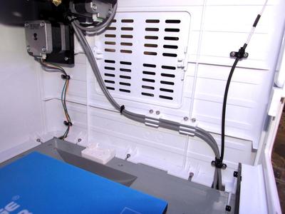 FlashForge Dreamer: X-axis Motor Wire Clip