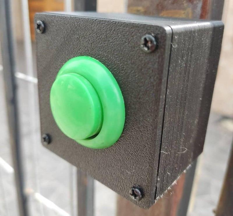 Arcade Button Doorbell box