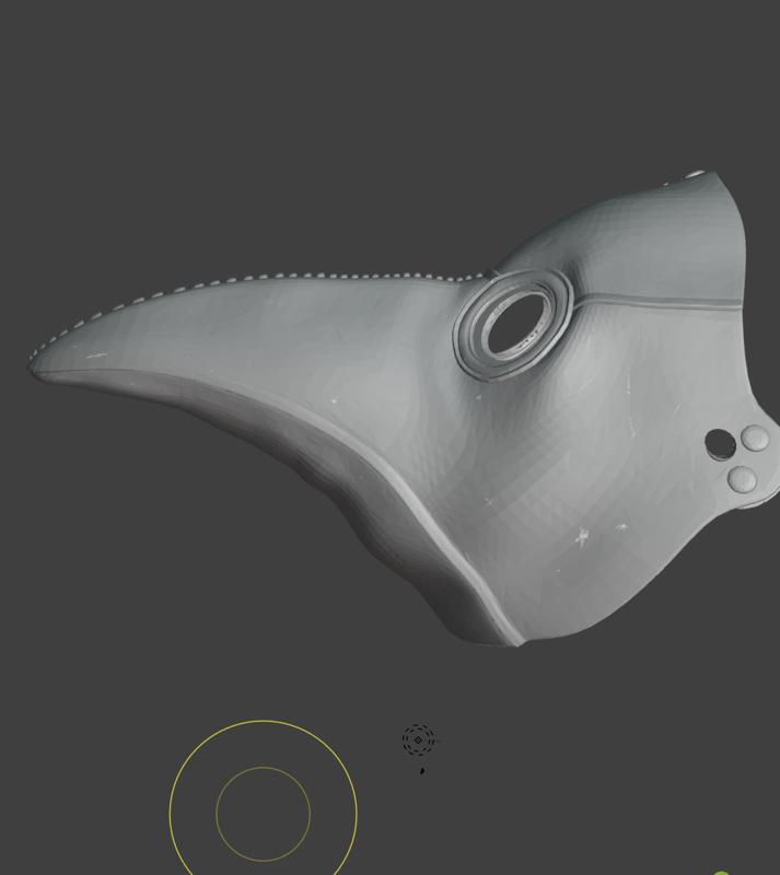 Plague Doctor Mask Remix- Longer Beak