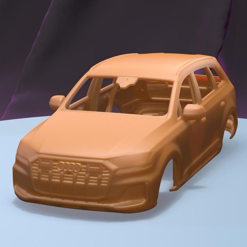 AUDI Q7 2020 (1/24) printable car body
