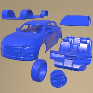 Lexus LBX 2024 PRINTABLE CAR IN SEPARATE PARTS