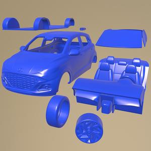 Hyundai I10 N-Line 2020 PRINTABLE CAR IN SEPARATE PARTS